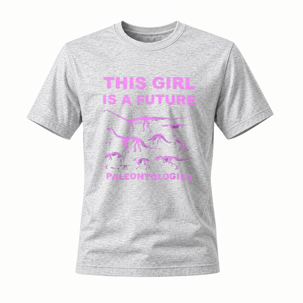 This Girl Is A Future Paleontologist Dinosaur Skeletons T-Shirt - Image 3