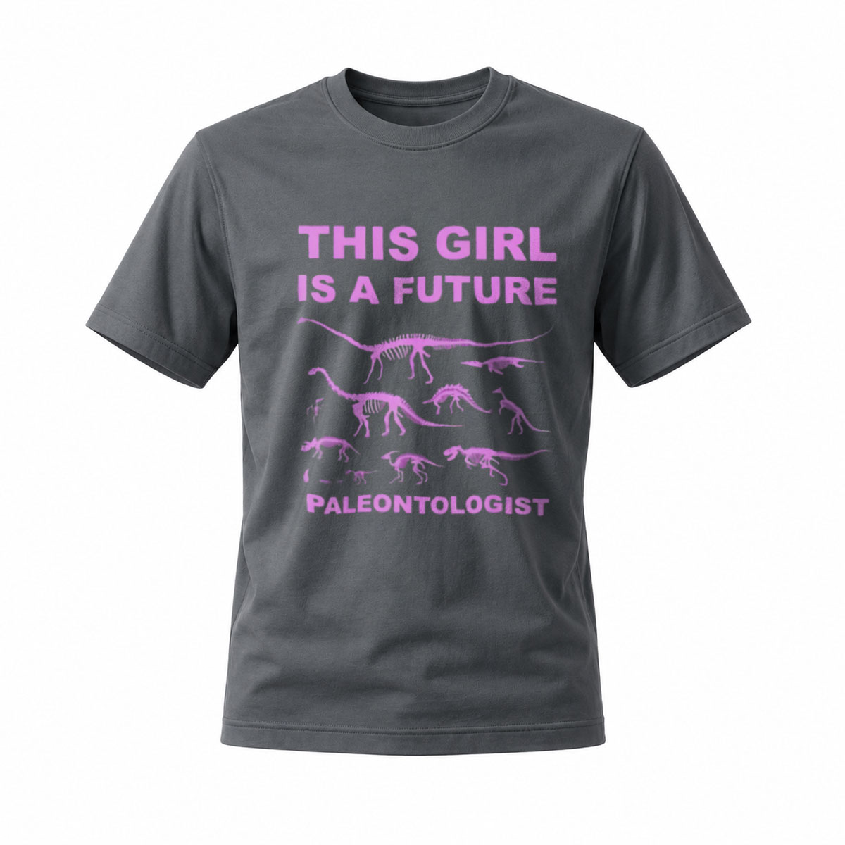 This Girl Is A Future Paleontologist Dinosaur Skeletons T-Shirt - Image 6