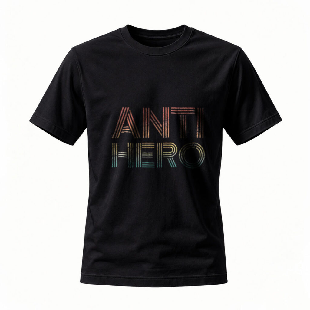 Anti Hero Graphic T-Shirt Men's Fashion Statement Wear