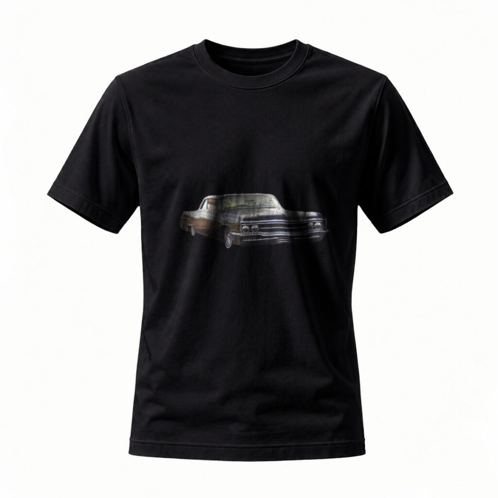 Classic Car Print Men's T-Shirt Vintage Auto Design