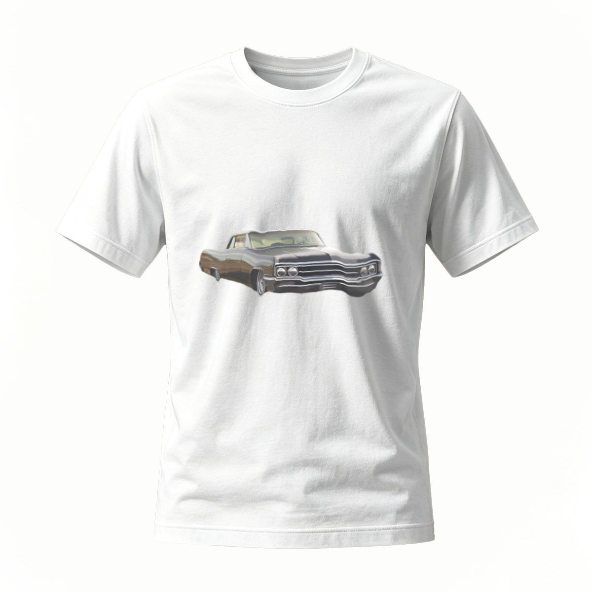 Classic Car Print Men's T-Shirt Vintage Auto Design - Image 2