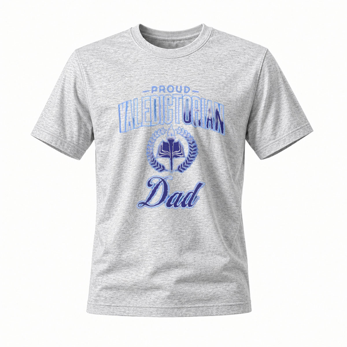 Proud Valedictorian Dad T-Shirt Men's Black Graduation Gift - Image 3