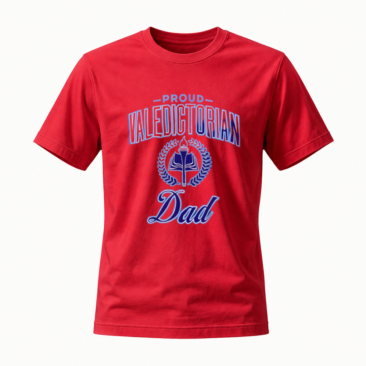 Proud Valedictorian Dad T-Shirt Men's Black Graduation Gift - Image 5