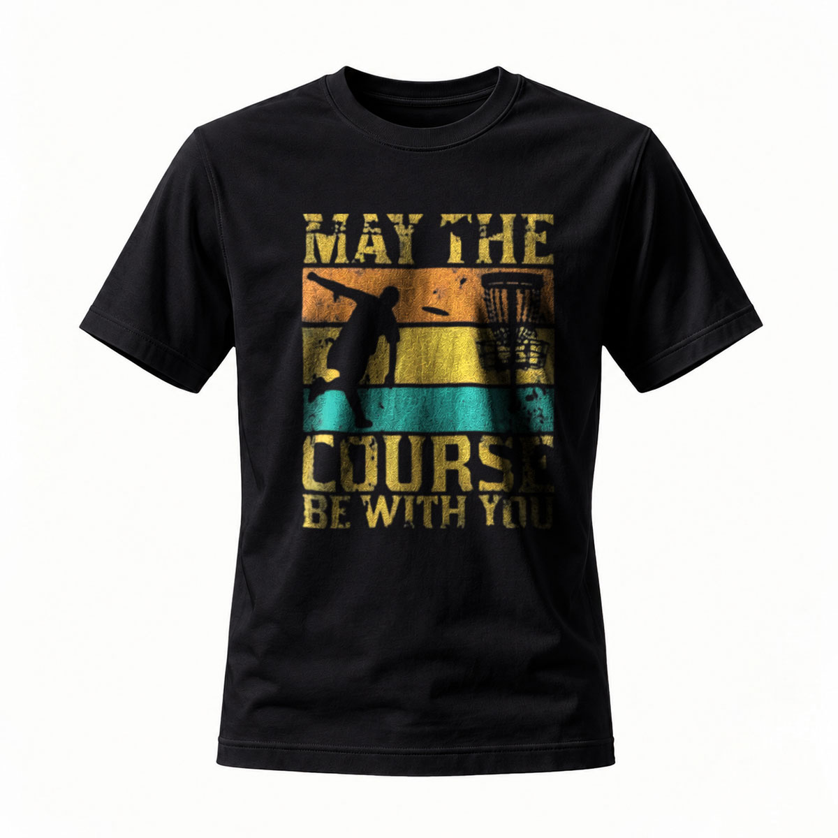 May The Course Be With You Disc Golf T-Shirt Men's