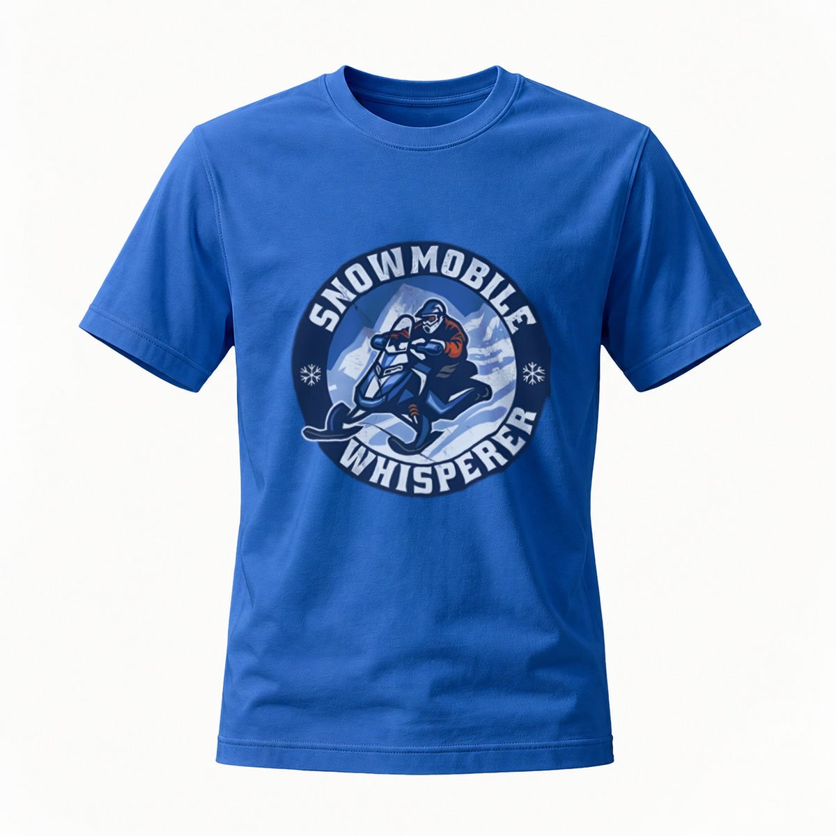 Snowmobile Whisperer Men's T-Shirt Winter Adventure Gift - Image 4