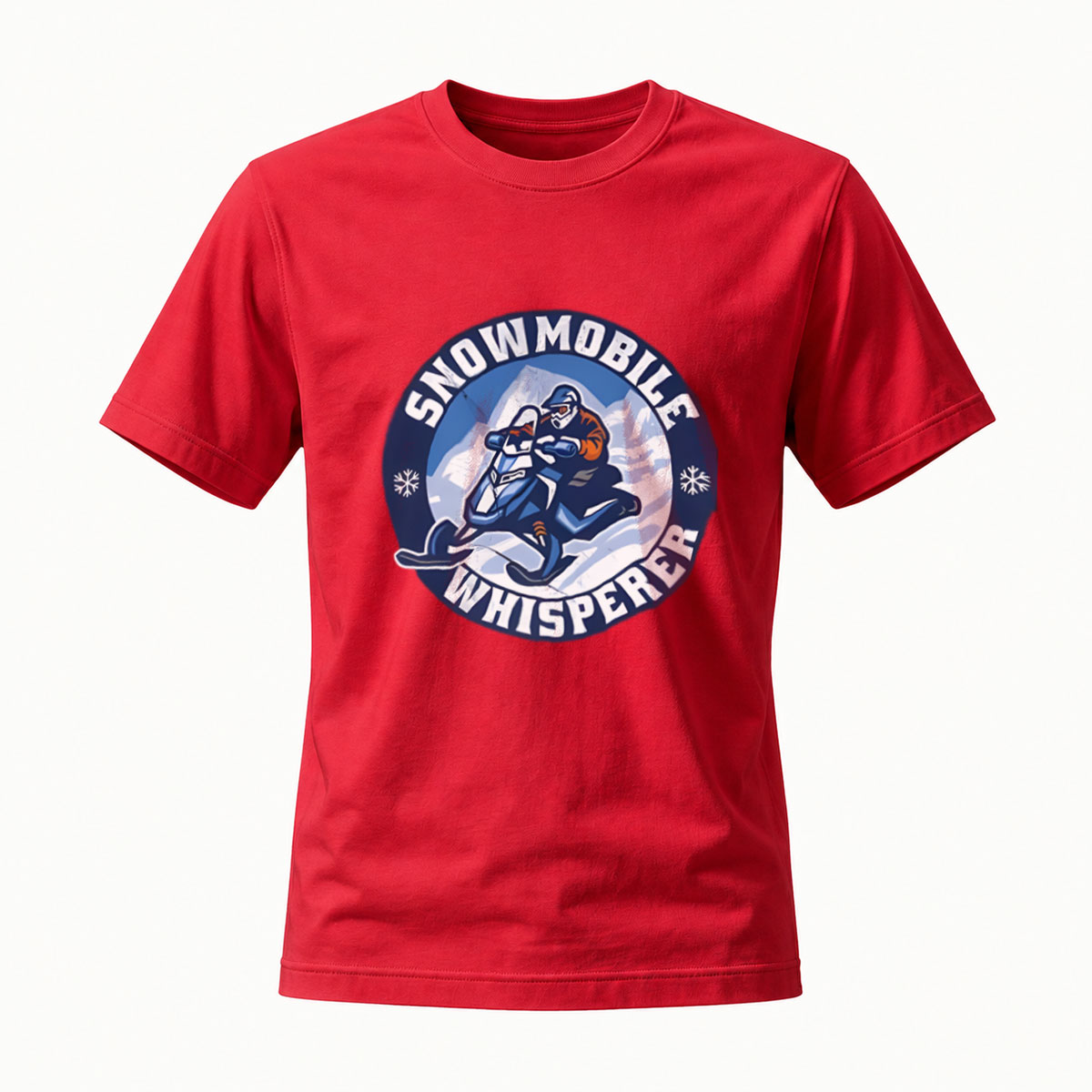 Snowmobile Whisperer Men's T-Shirt Winter Adventure Gift - Image 5