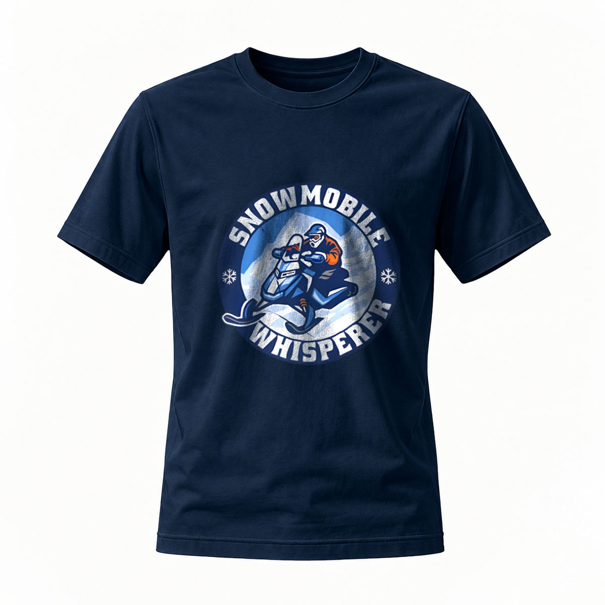 Snowmobile Whisperer Men's T-Shirt Winter Adventure Gift - Image 7