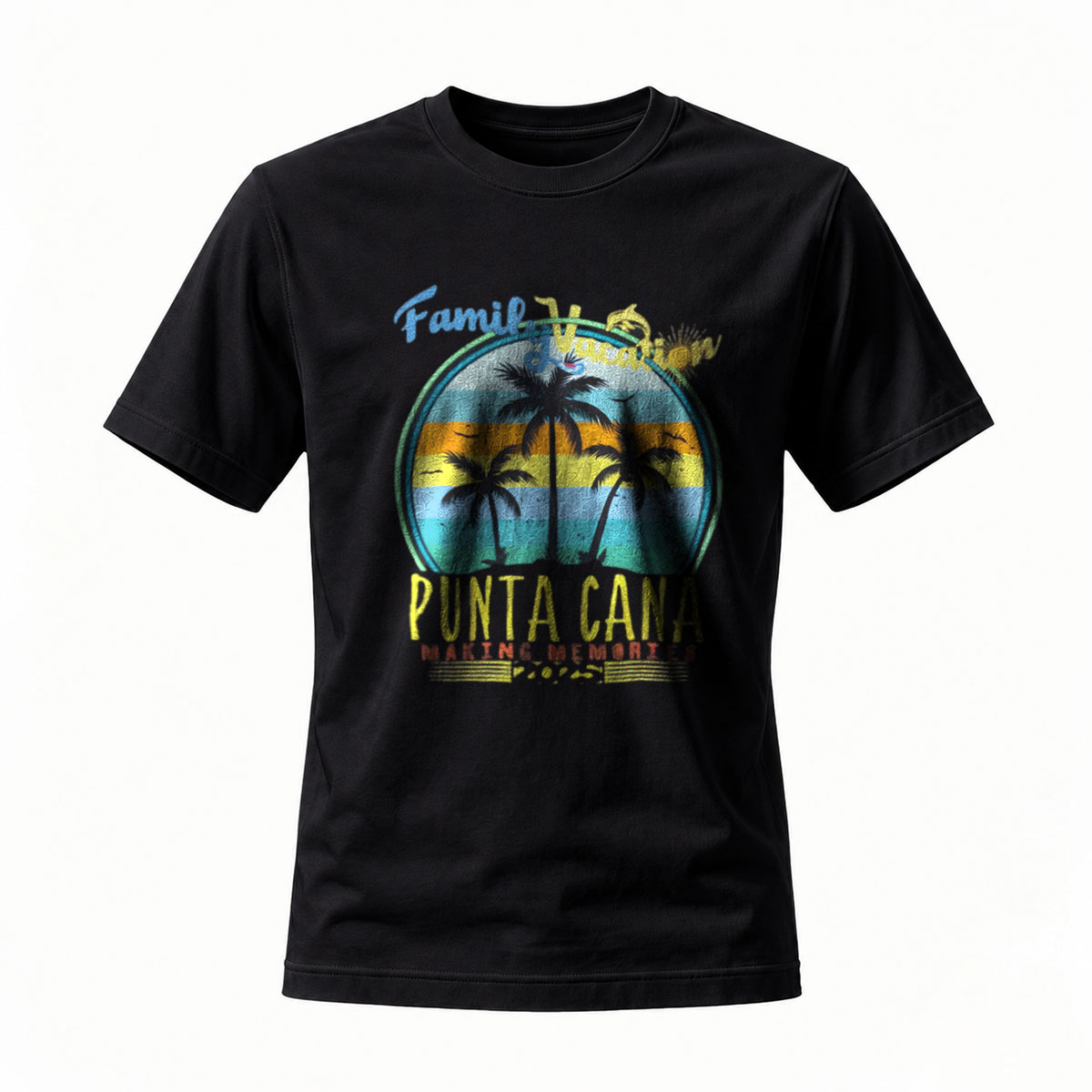Punta Cana Family Vacation T-Shirt Men's Summer Beach Travel Gift