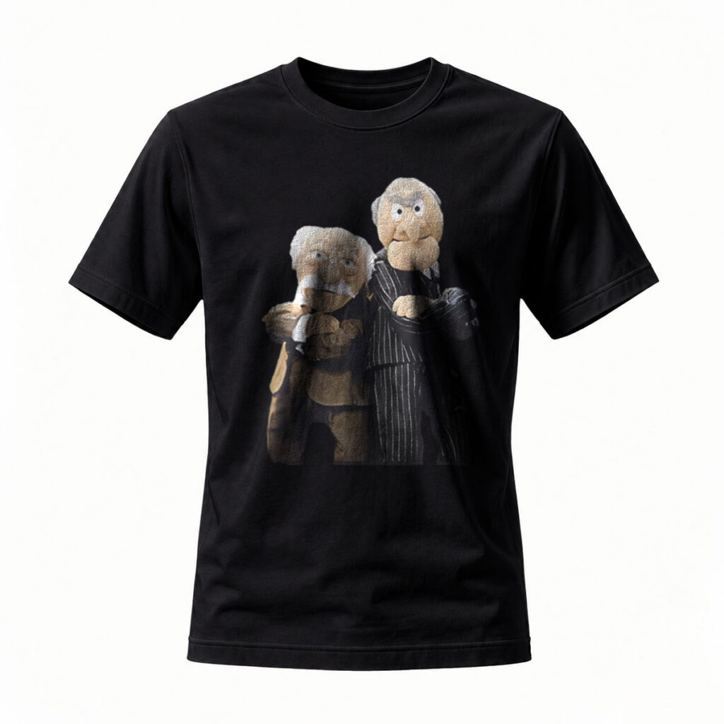 Vintage Puppet Duo Men's T-Shirt Classic Comedy Gift Wear