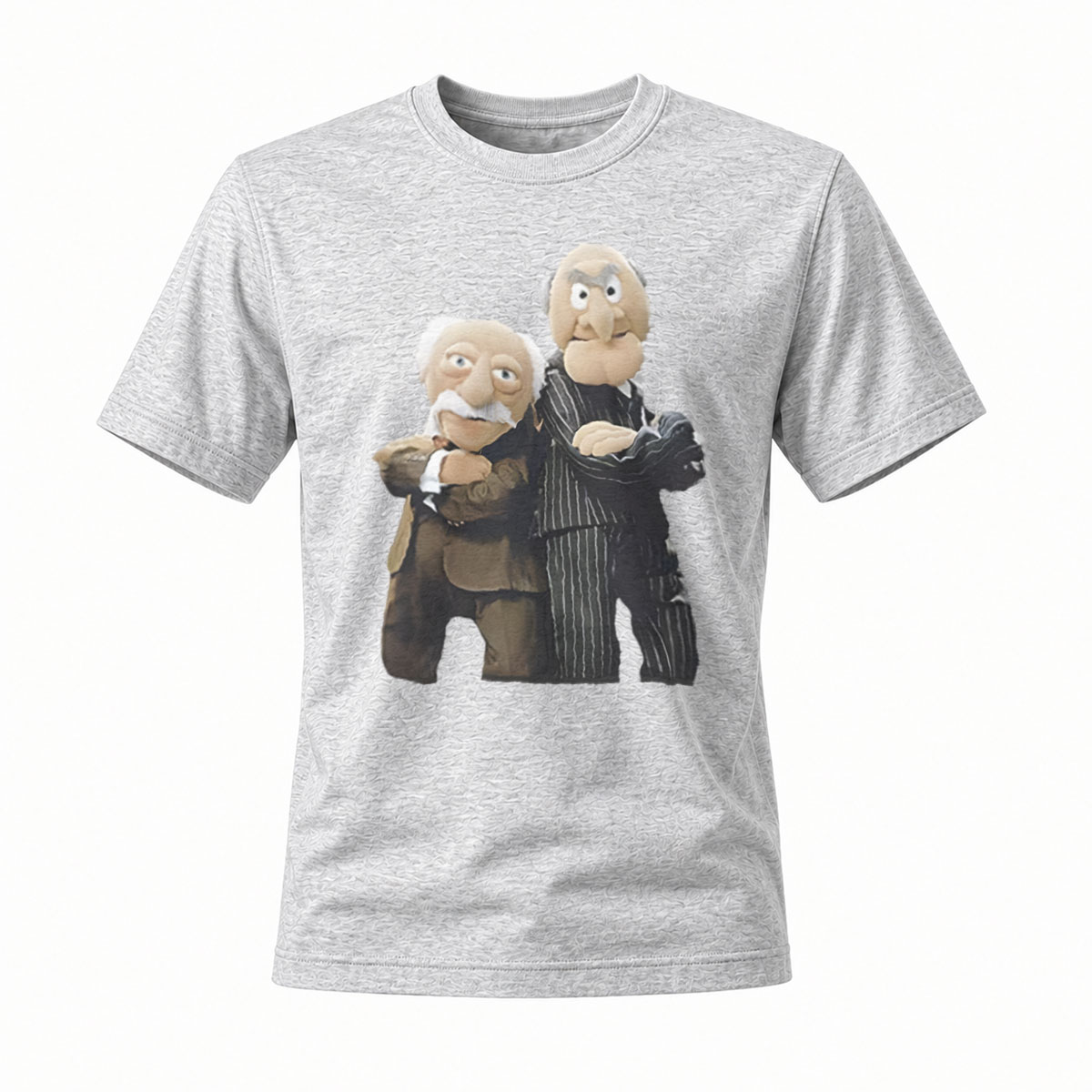 Vintage Puppet Duo Men's T-Shirt Classic Comedy Gift Wear - Image 3