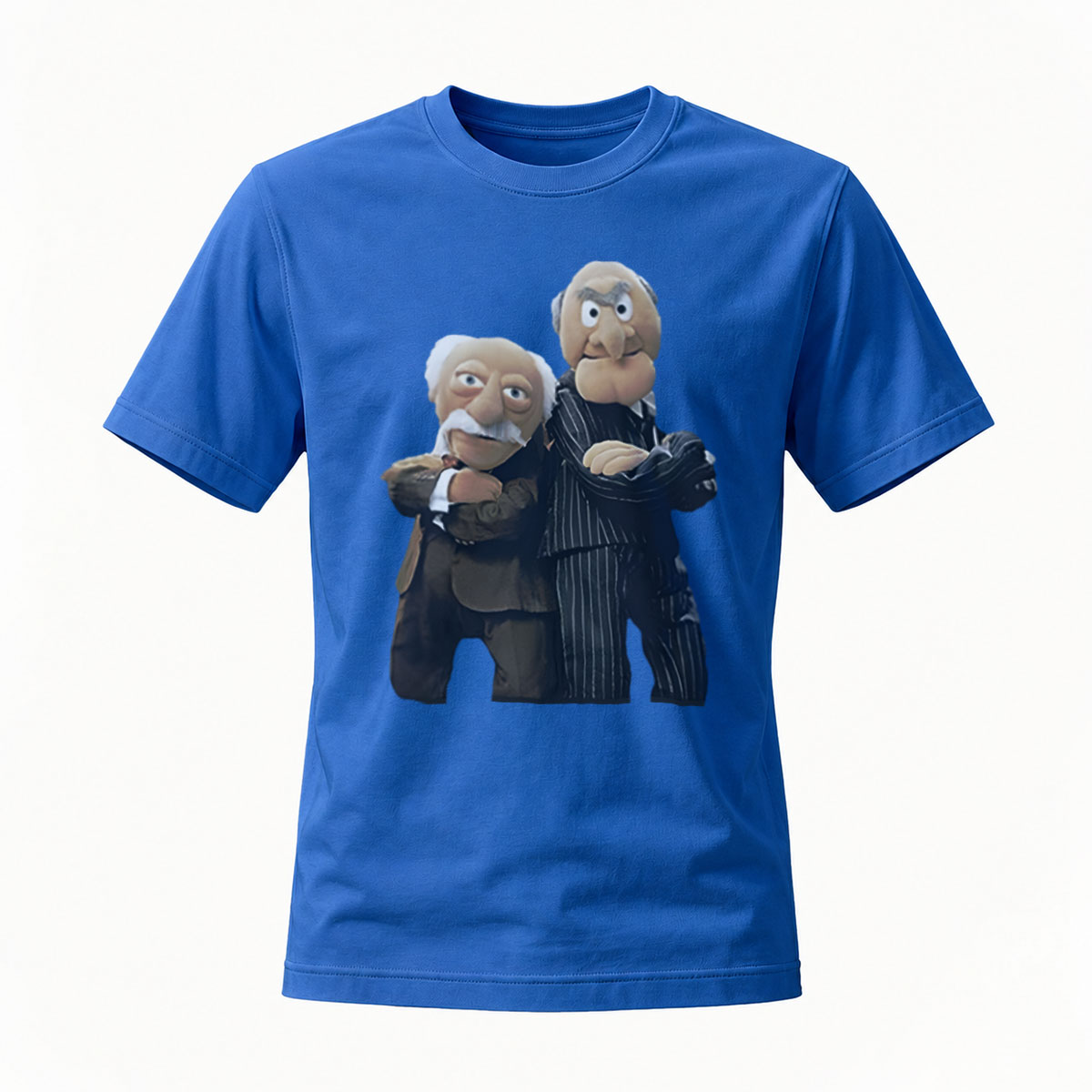 Vintage Puppet Duo Men's T-Shirt Classic Comedy Gift Wear - Image 4