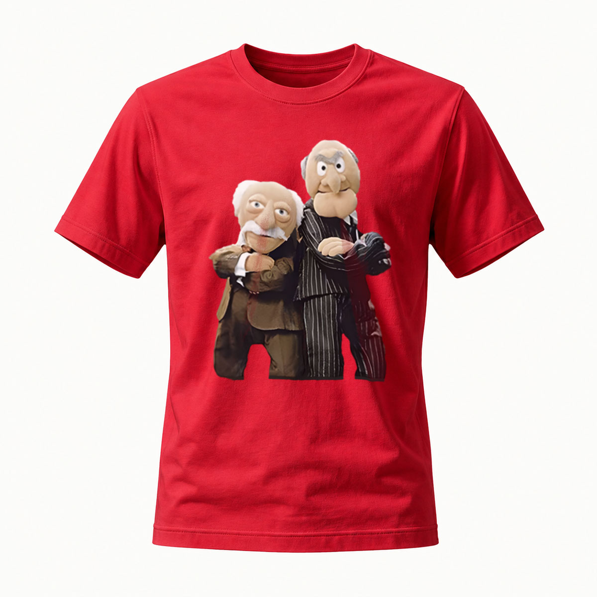 Vintage Puppet Duo Men's T-Shirt Classic Comedy Gift Wear - Image 5