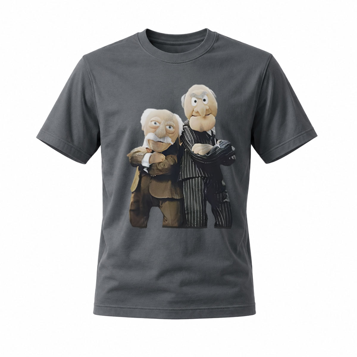 Vintage Puppet Duo Men's T-Shirt Classic Comedy Gift Wear - Image 6