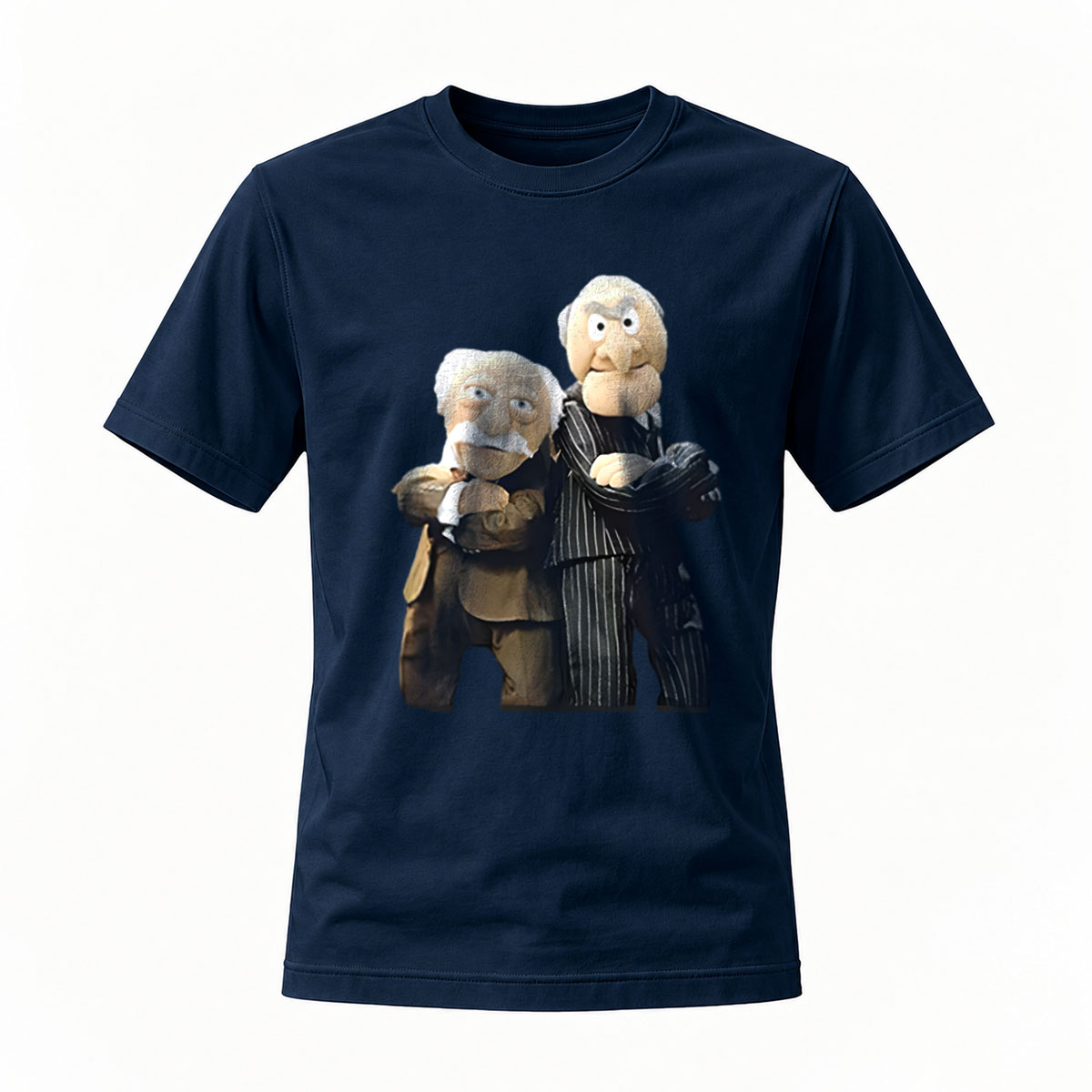 Vintage Puppet Duo Men's T-Shirt Classic Comedy Gift Wear - Image 7