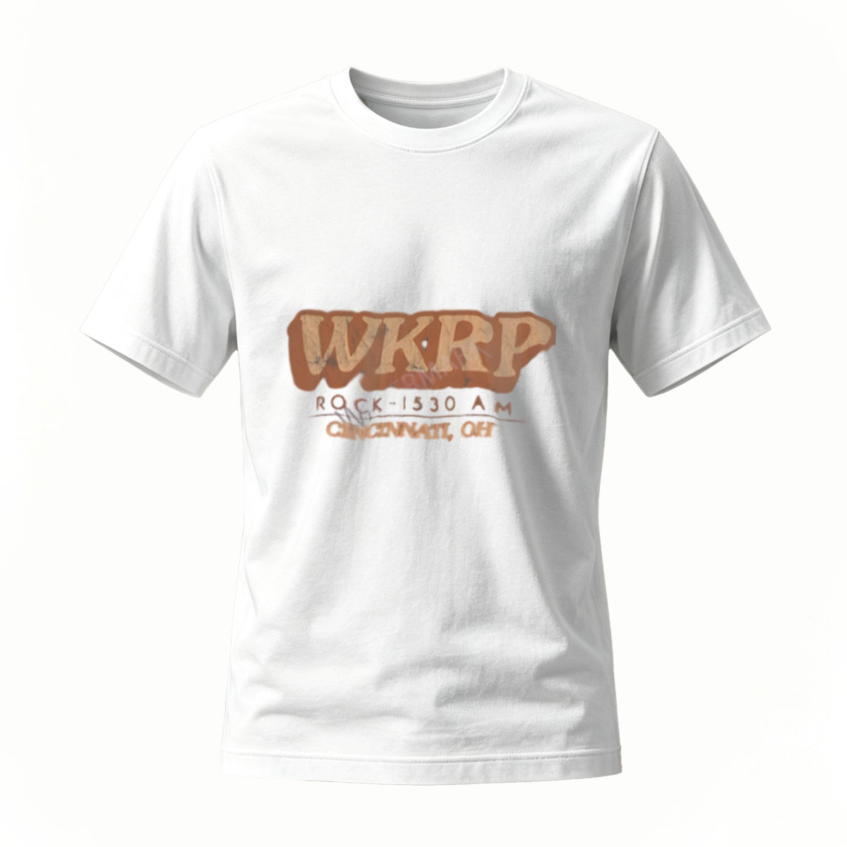 WKRP Rock 1530 AM Cincinnati OH Men's T-Shirt - Image 2