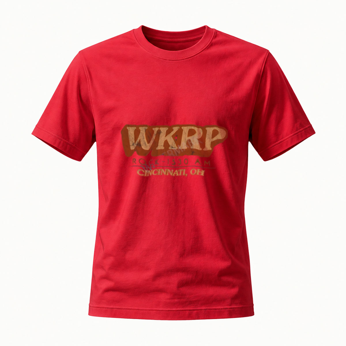 WKRP Rock 1530 AM Cincinnati OH Men's T-Shirt - Image 5