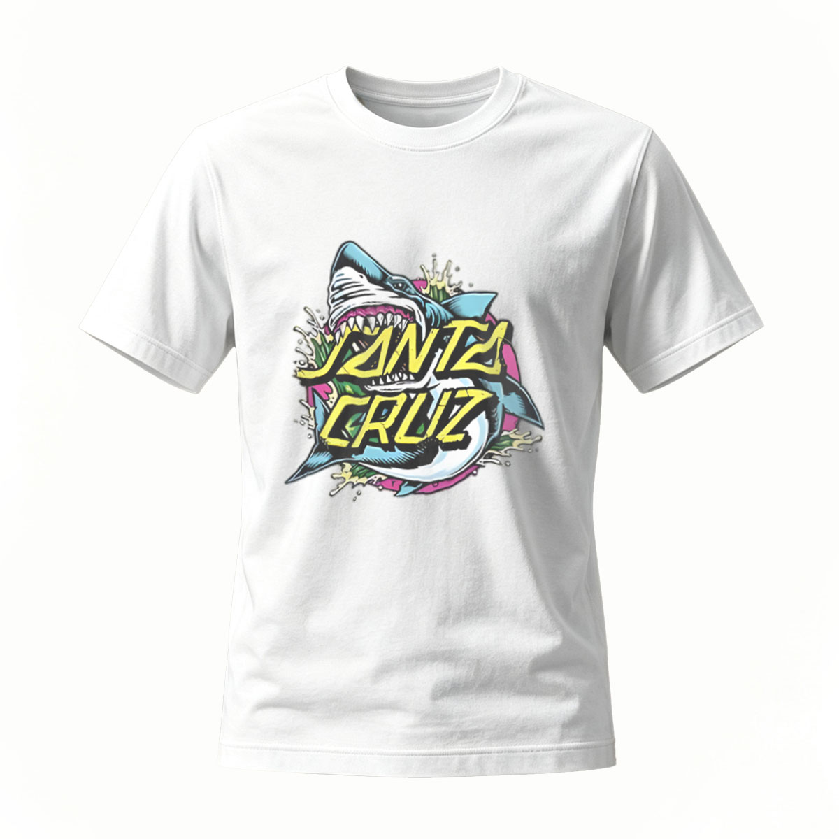 San Diego Shark Graphic Men's T-Shirt Summer Casual Wear - Image 2