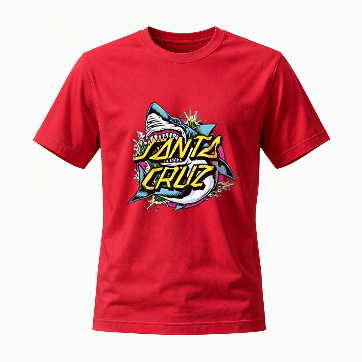 San Diego Shark Graphic Men's T-Shirt Summer Casual Wear - Image 5