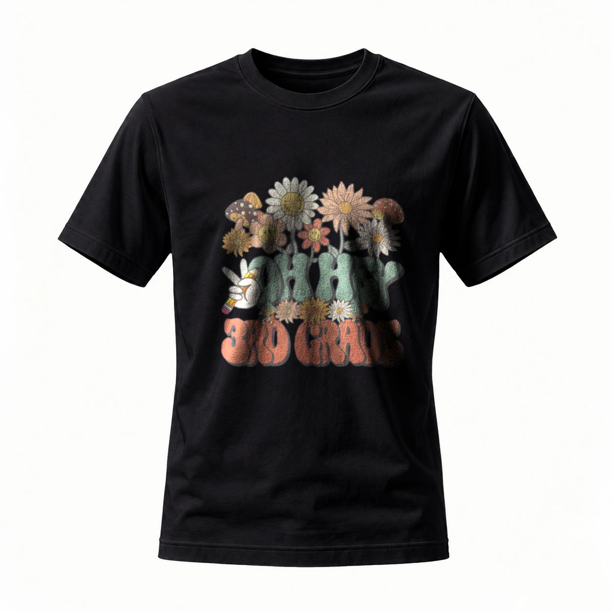 Oh My 30 Crabs Floral Design T-Shirt Men's Women's Casual Wear Gift Idea