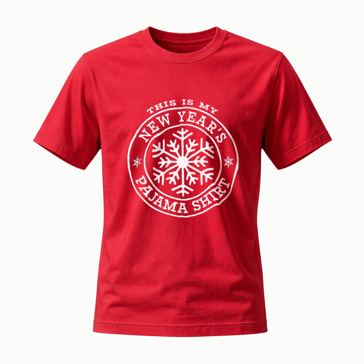 This Is My New Years Pajama Shirt Men's Black T-Shirt - Image 5