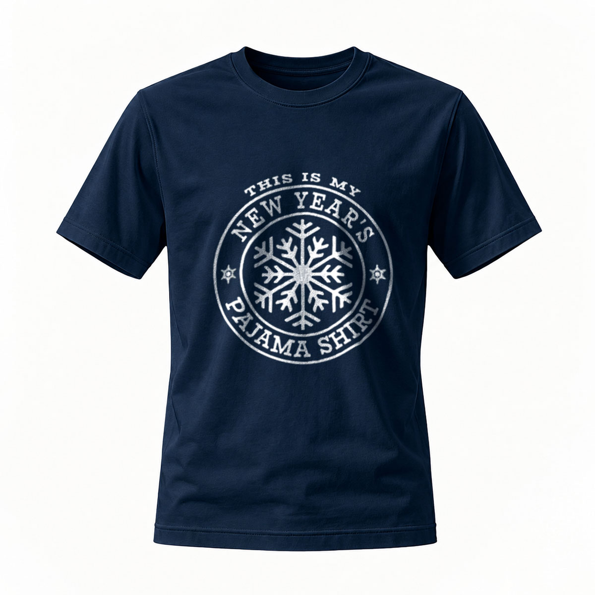 This Is My New Years Pajama Shirt Men's Black T-Shirt - Image 7
