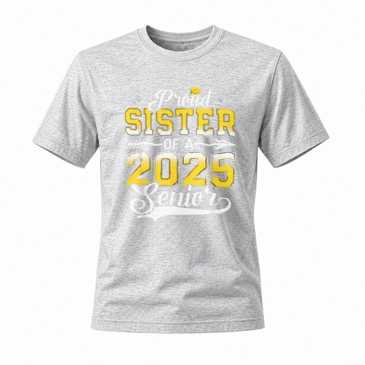 Proud Sister of a 2025 Senior Graduation T-Shirt - Image 3