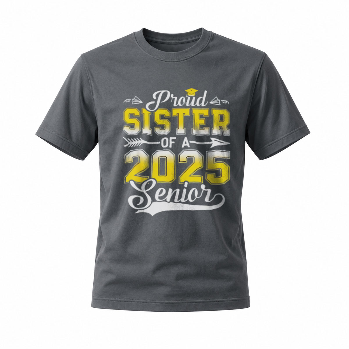 Proud Sister of a 2025 Senior Graduation T-Shirt - Image 6