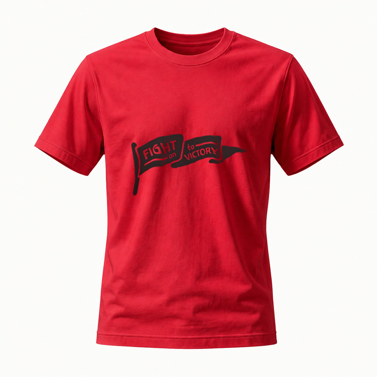 Fight to Victory Men's T-Shirt Black Sporty Design - Image 5