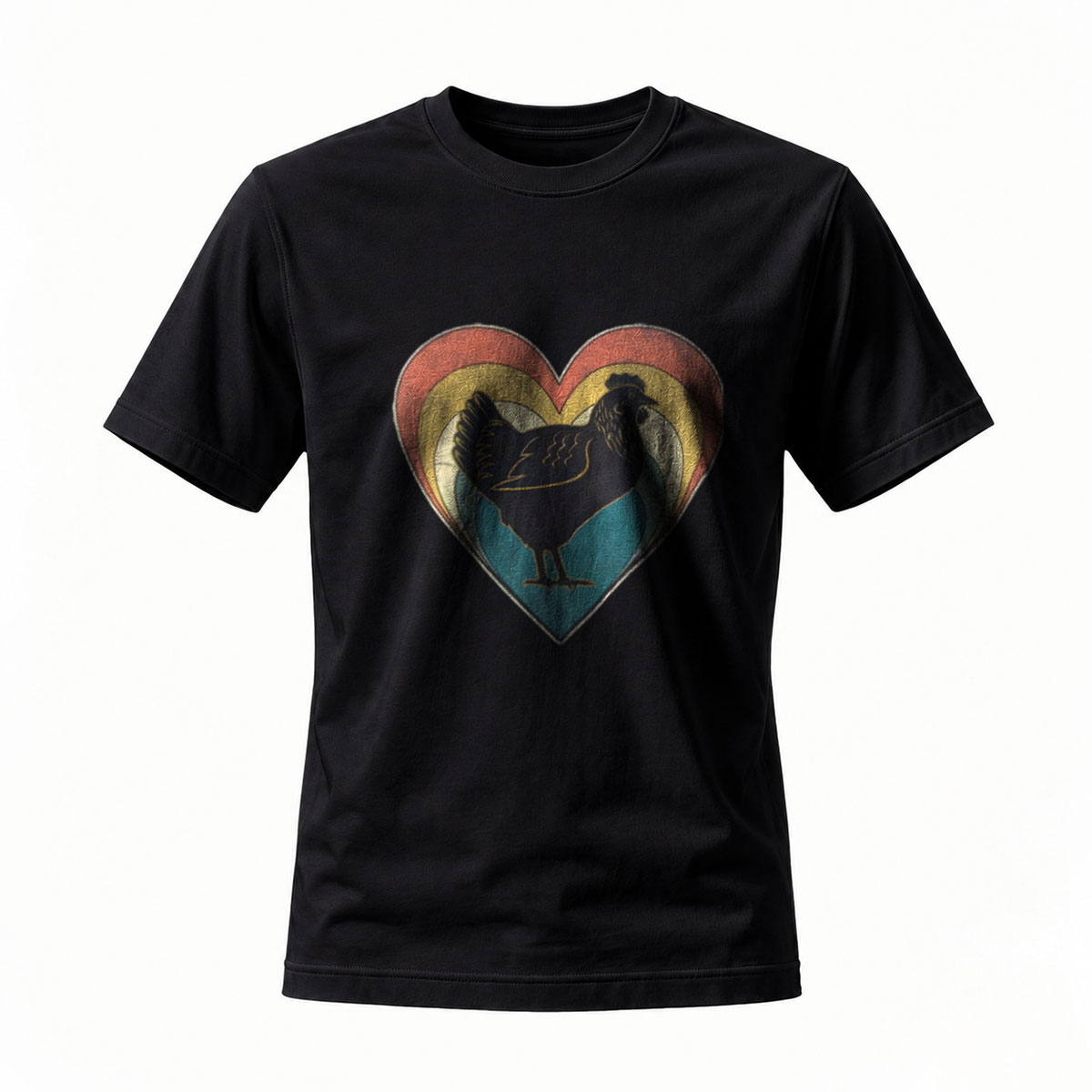Heart Doves Love Bird T-Shirt Men's Casual Wear Gift
