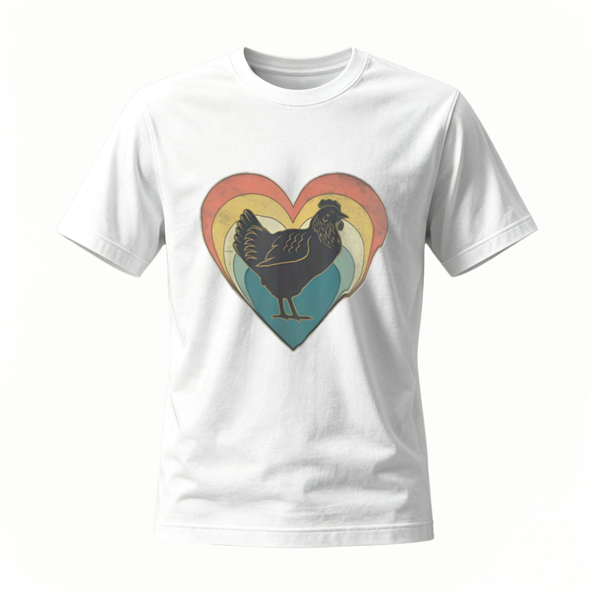 Heart Doves Love Bird T-Shirt Men's Casual Wear Gift - Image 2