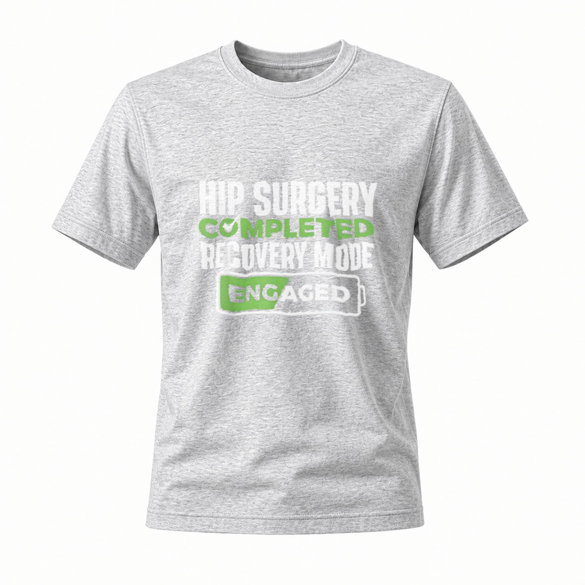 Hip Surgery Completed Recovery Mode Encaged T-Shirt Men's - Image 3