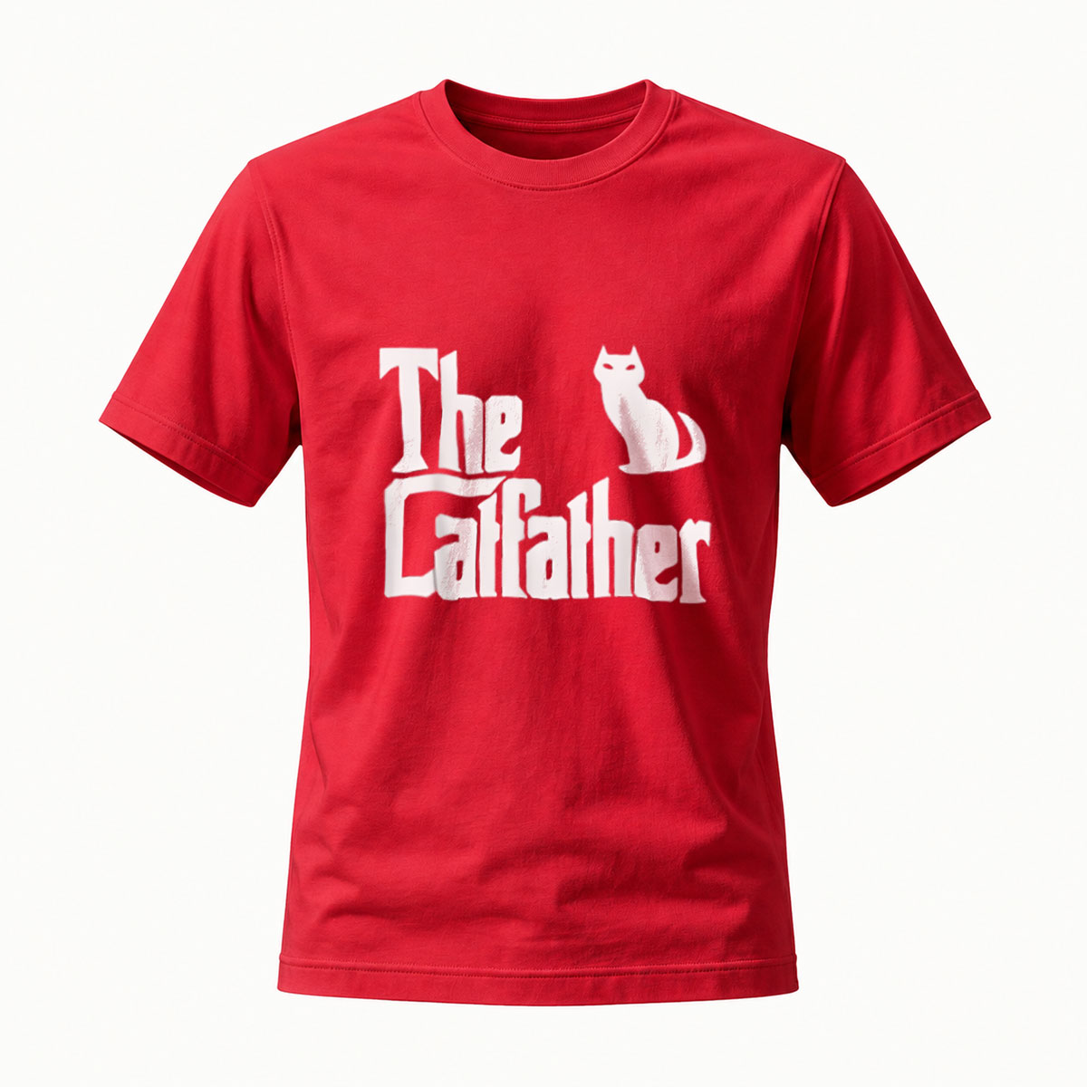 The Catfather Men's T-Shirt Funny Cat Lover Gift - Image 5