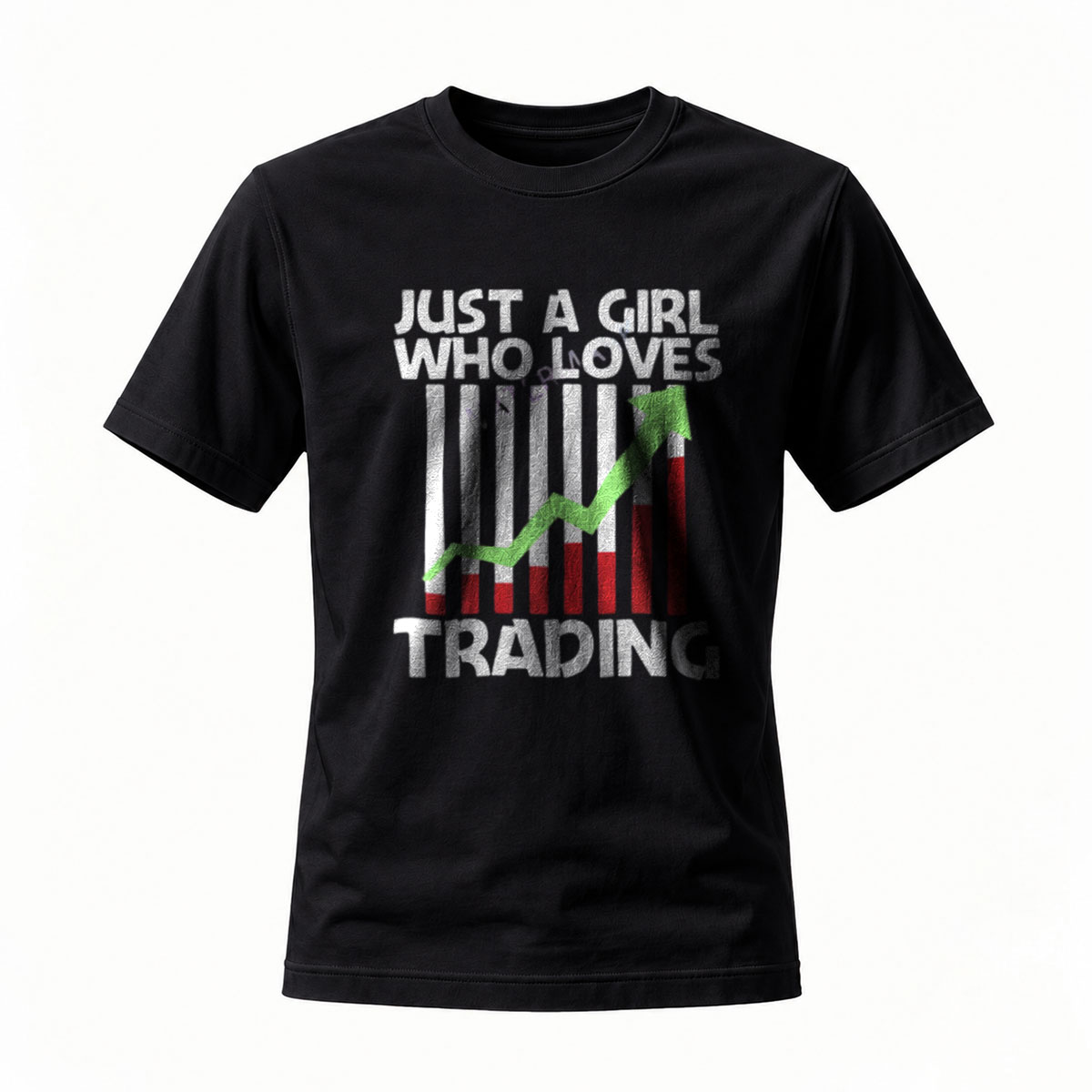 Just A Girl Who Loves Trading T-Shirt Women's Fashion Gift