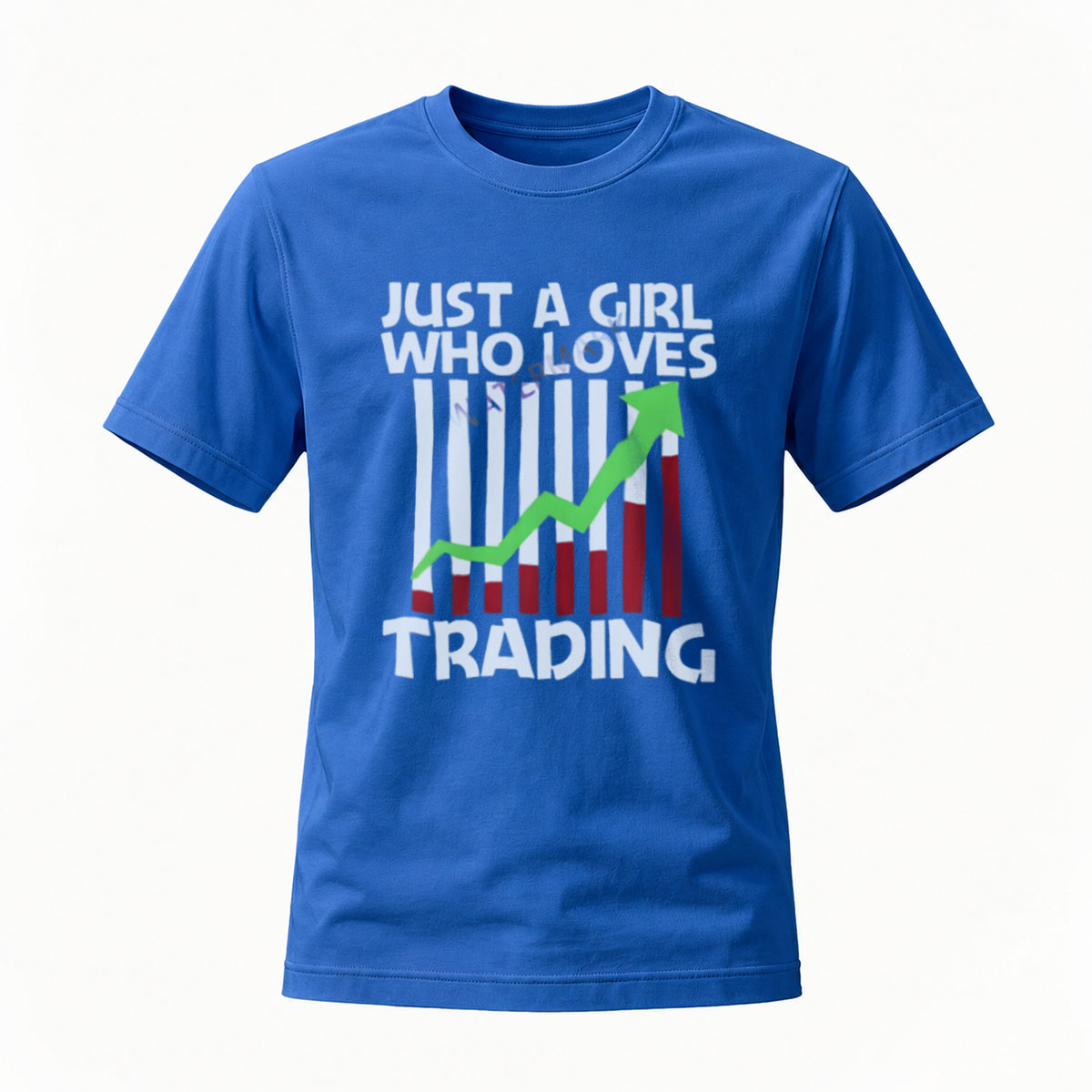 Just A Girl Who Loves Trading T-Shirt Women's Fashion Gift - Image 4