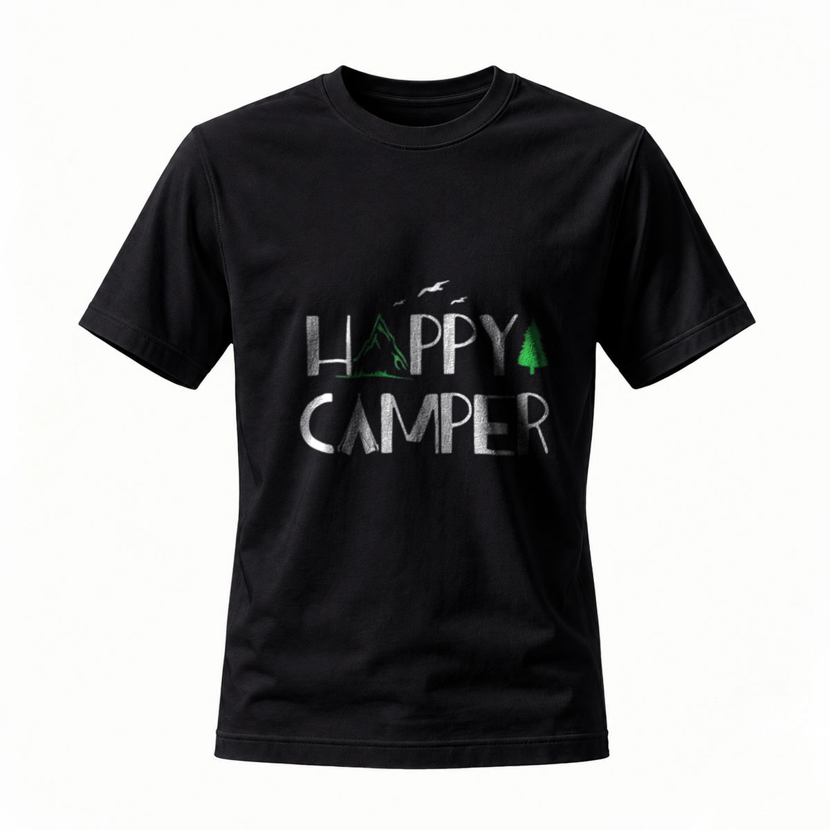 Happy Camper Outdoor Adventure T-Shirt Men Women Camping Gift