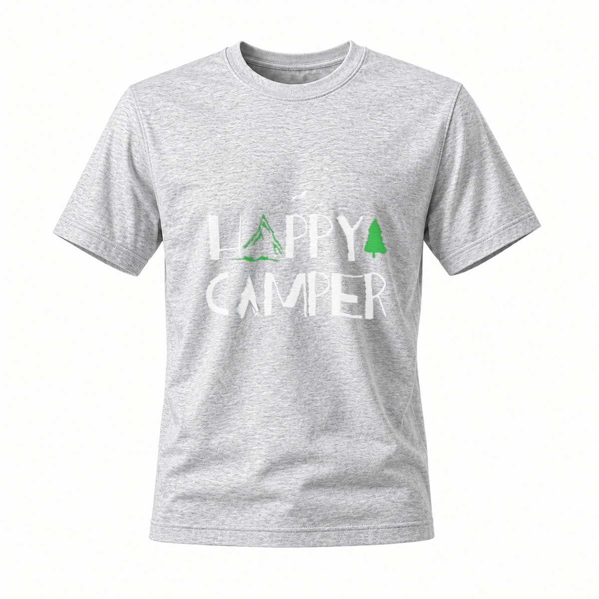 Happy Camper Outdoor Adventure T-Shirt Men Women Camping Gift - Image 3