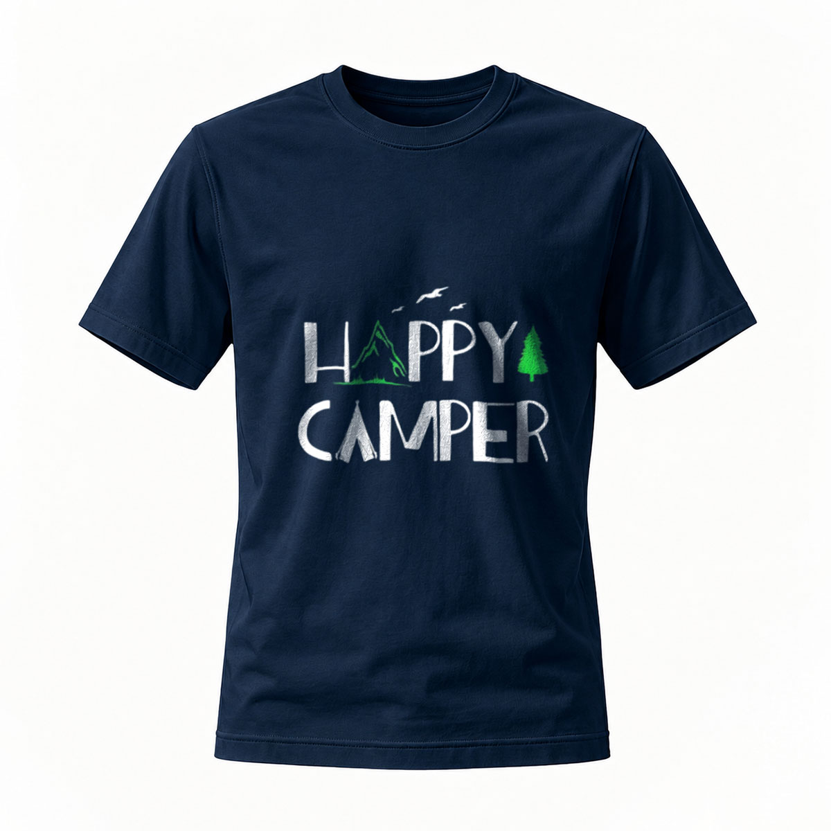 Happy Camper Outdoor Adventure T-Shirt Men Women Camping Gift - Image 7