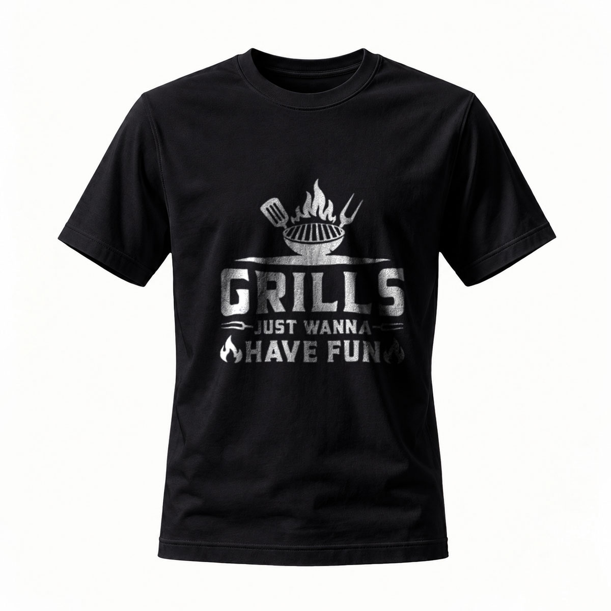 Grills Just Wanna Have Fun Men's T-Shirt BBQ Grill Party Gift