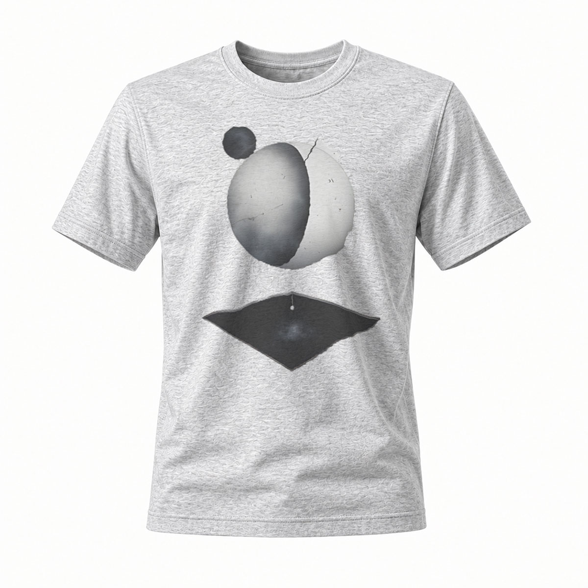 Abstract Geometric Design Men's T-Shirt Modern Art Print - Image 3