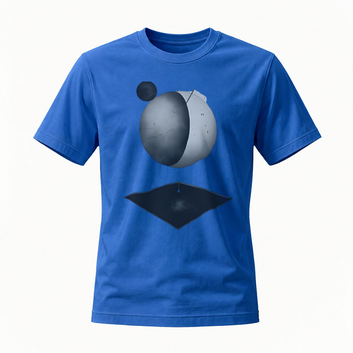 Abstract Geometric Design Men's T-Shirt Modern Art Print - Image 4
