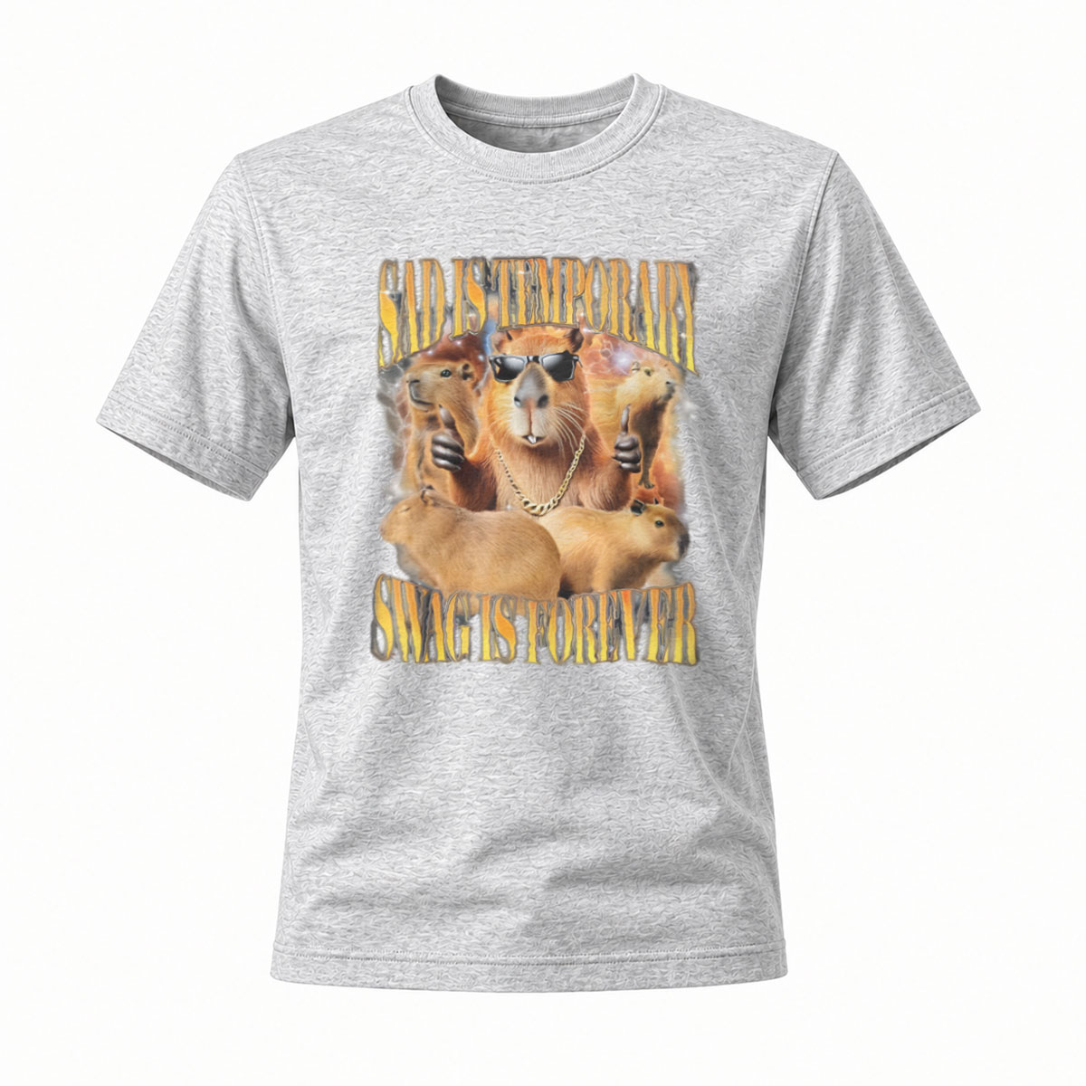 Sloth Gangster T-Shirt Men's Funny Animal Print Casual Wear - Image 3