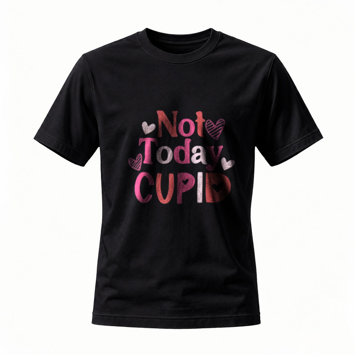 Not Today Cupid T-Shirt Funny Valentine's Day Gift for Men Women