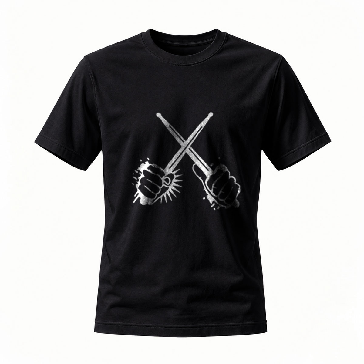 Crossed Knuckles T-Shirt Men's Streetwear Graphic Tee