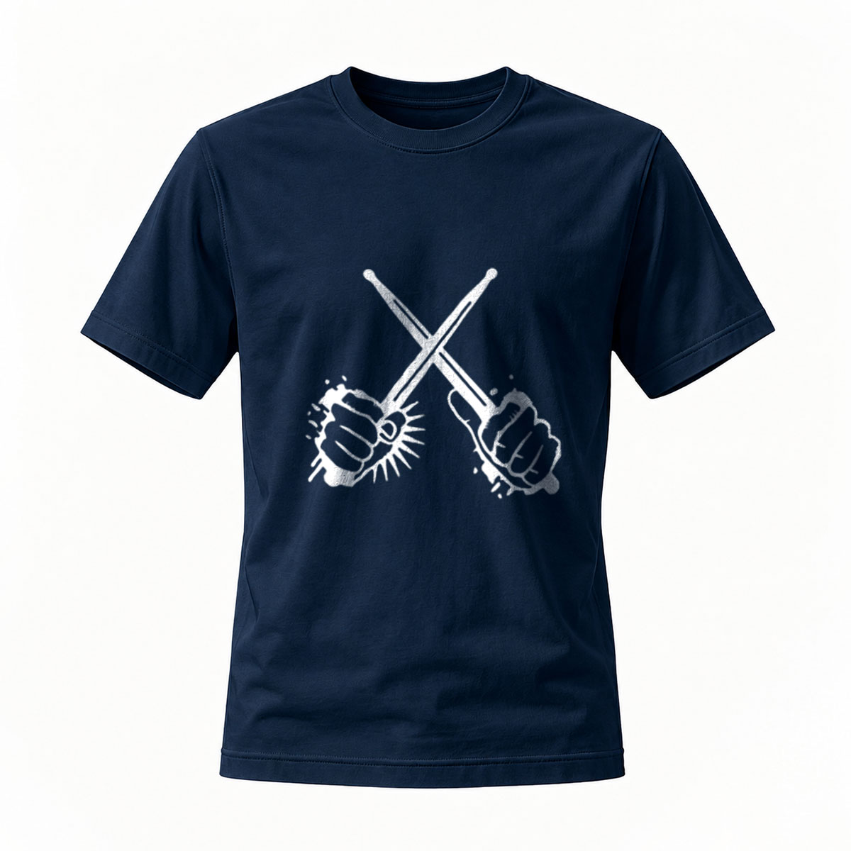 Crossed Knuckles T-Shirt Men's Streetwear Graphic Tee - Image 7