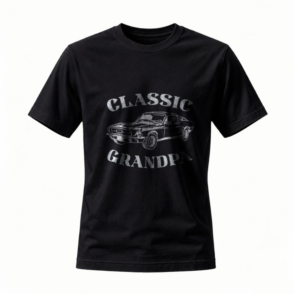 Classic Grandpa Car T-Shirt Men's Vintage Auto Gift