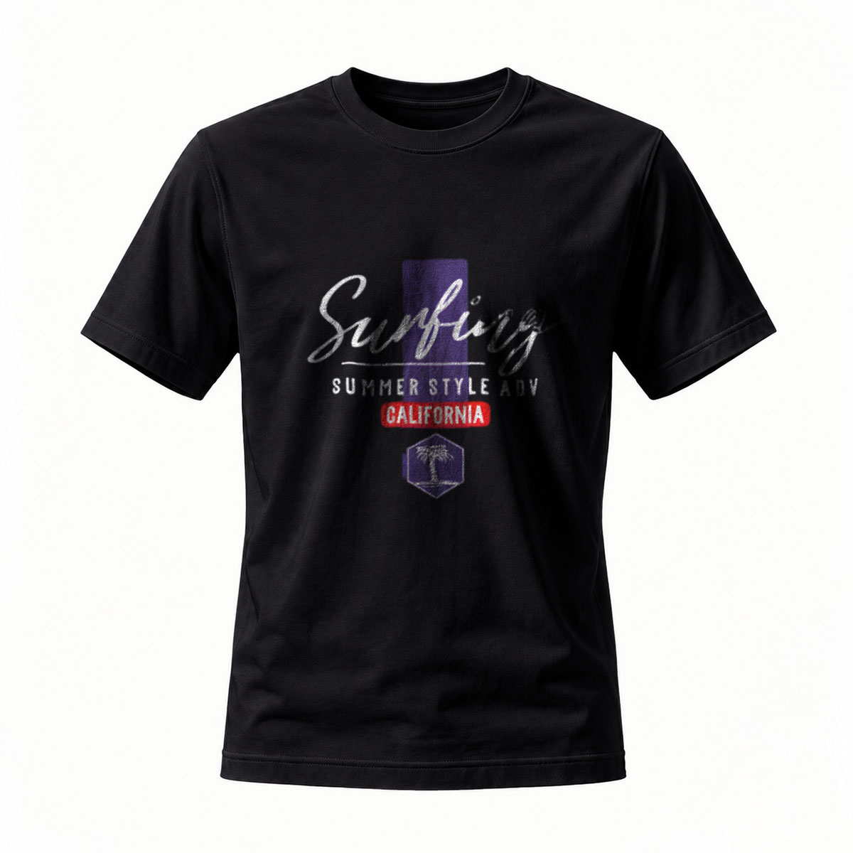 Surfing Summer Style California Men's T-Shirt