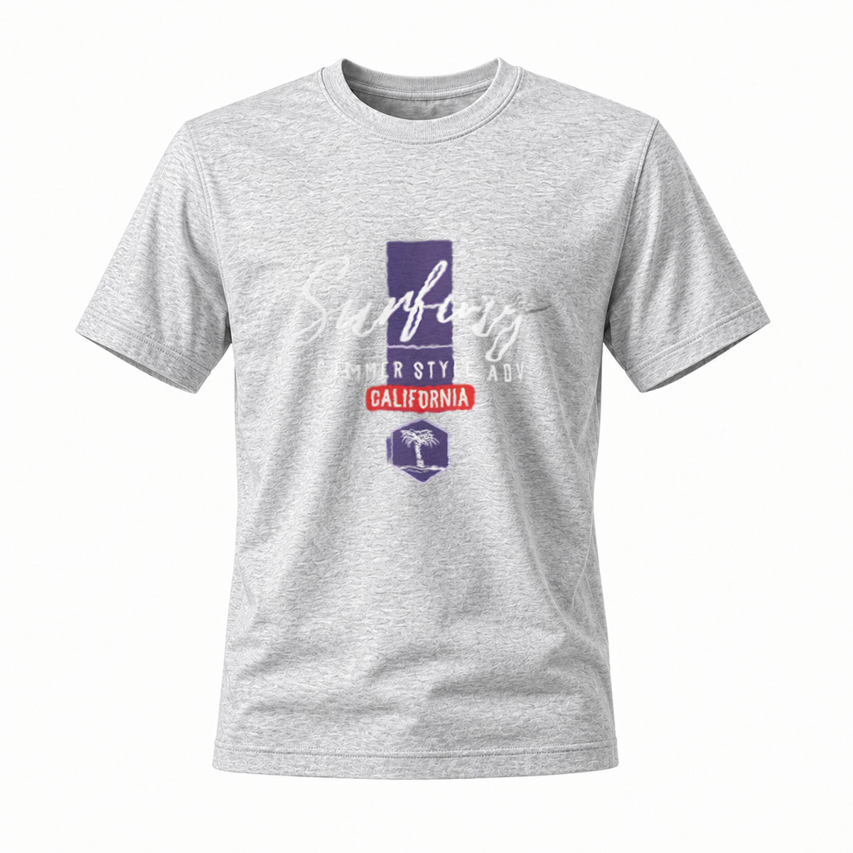 Surfing Summer Style California Men's T-Shirt - Image 3