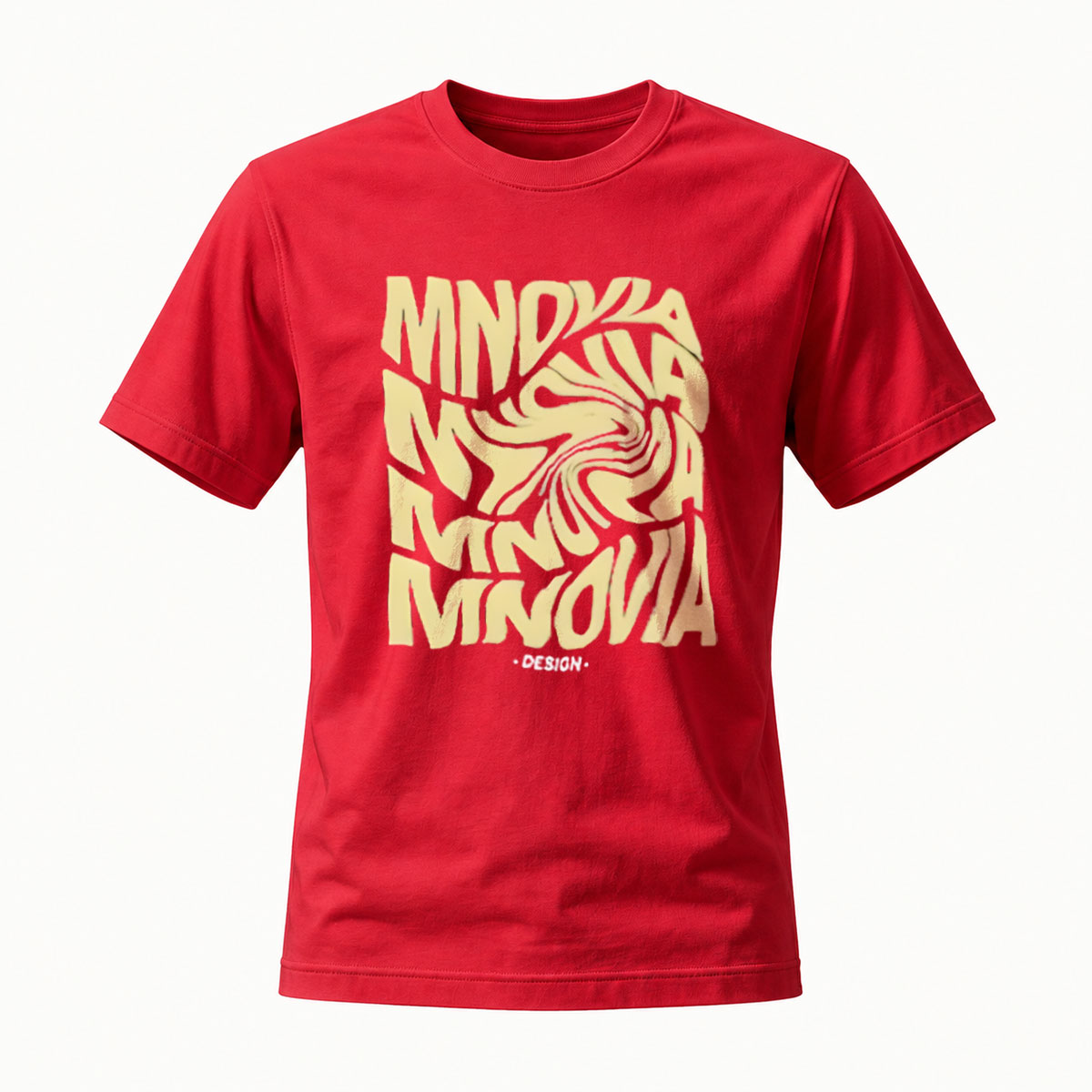 MNDKAA Gold Print T-Shirt Men's Fashion Streetwear Design - Image 5