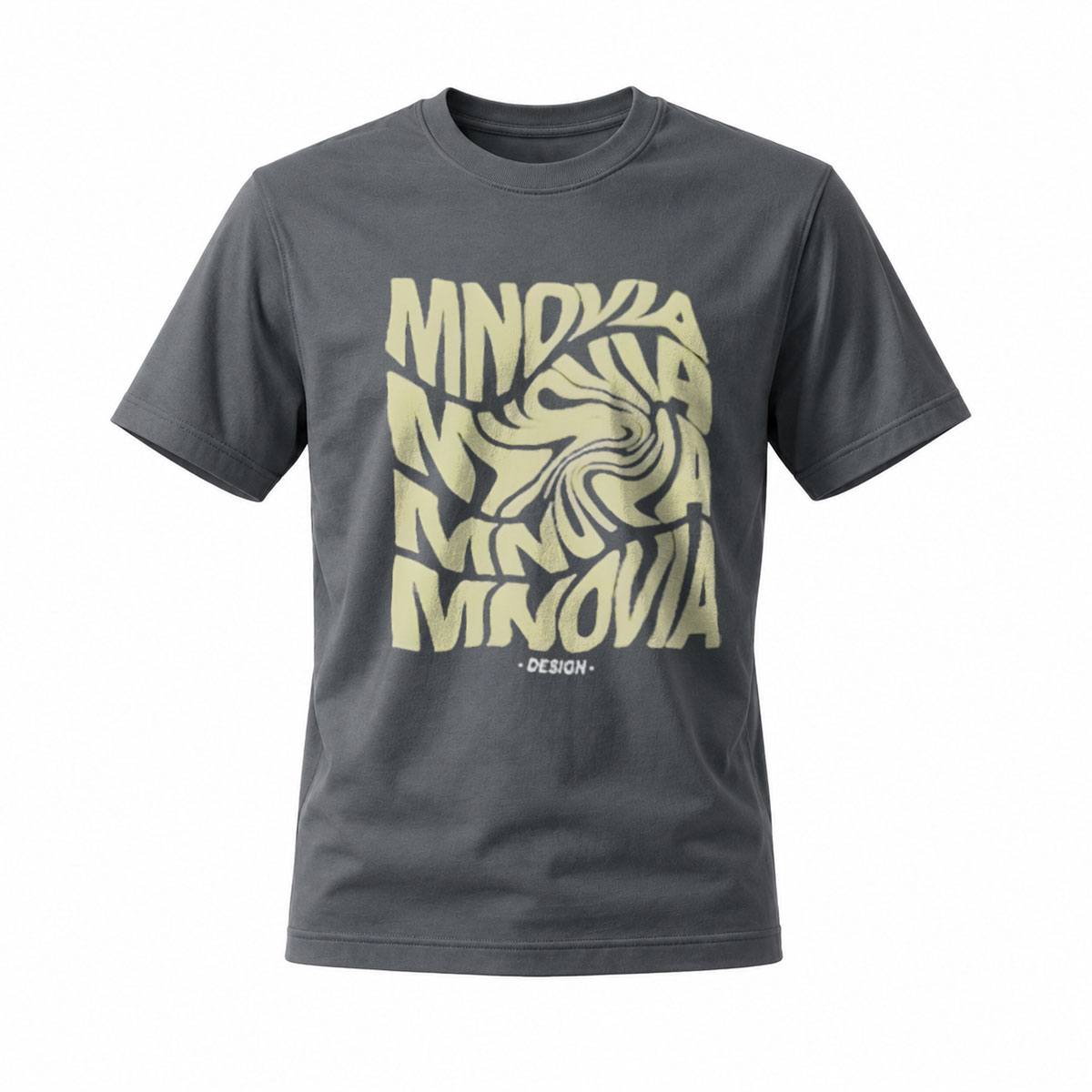 MNDKAA Gold Print T-Shirt Men's Fashion Streetwear Design - Image 6