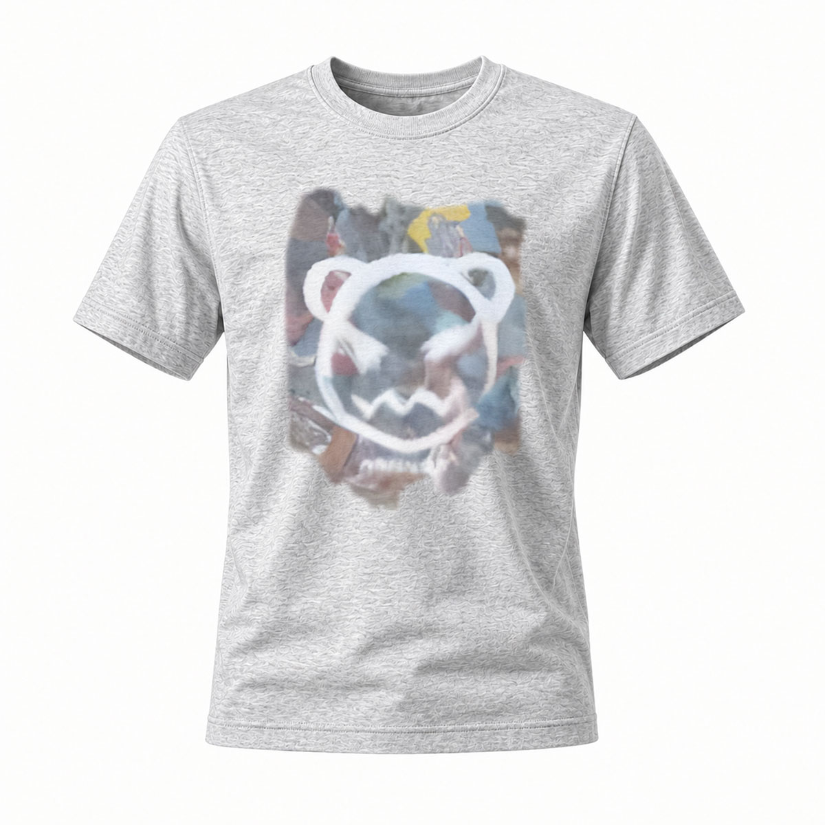 Men's Black T-Shirt Abstract Elephant Art Print Gift Wear - Image 3